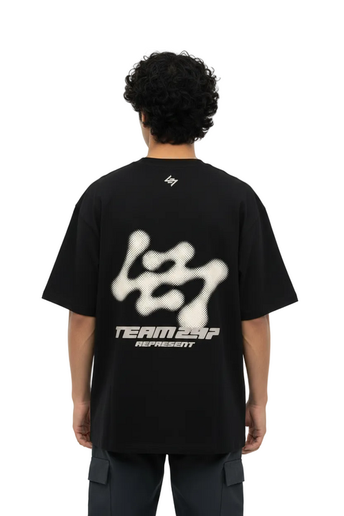 Black T-Shirt Back