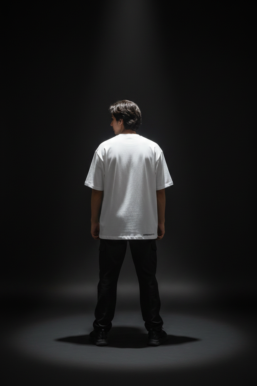 Plain Tee White Back