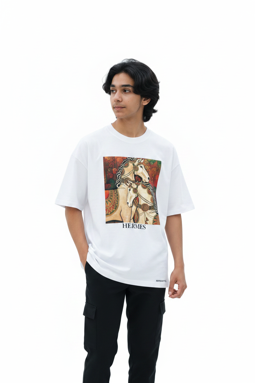 Representfits – White Tee White BG