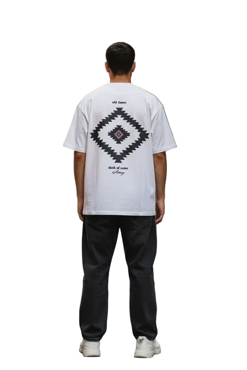 White Old Times Tee - Back Lifestyle
