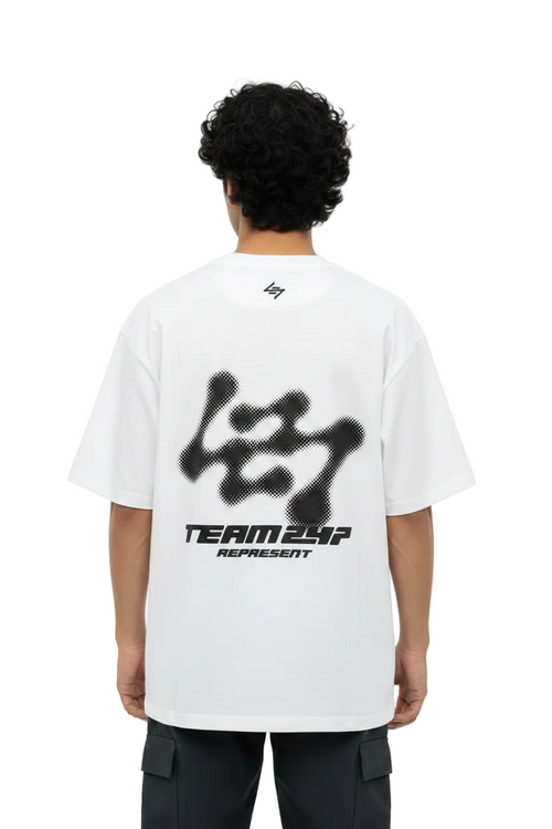 White T-Shirt Back - Actor